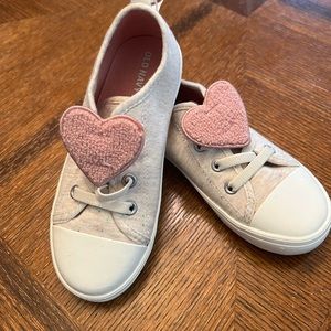 Slip on sneakers. Toddler girls size 10c